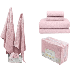 JOGO DE BANHO 4PÇS ROSA MODERNO TOP (1JG)-SULTAN