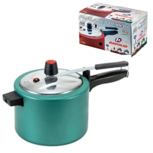 PANELA DE PRESSÃO 7,0 LTS TURQUESE (3PÇS)-MARCOLAR