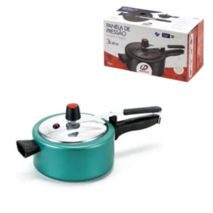 PANELA DE PRESSÃO 3,0 LTS TURQUESE (3PÇS)-MARCOLAR