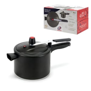 PANELA DE PRESSÃO 4,5 LTS PRETA (3PÇS)-MARCOLAR
