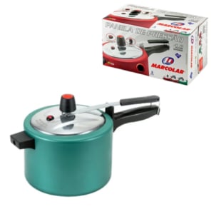 PANELA DE PRESSÃO 4,5 LTS TURQUESE (3PÇS)-MARCOLAR