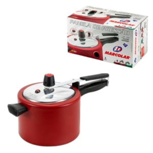 PANELA DE PRESSÃO 4,5 LTS ROUGE (3PÇS)-MARCOLAR